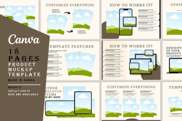 Download Seller Mockup Template Canva - Seller Collection