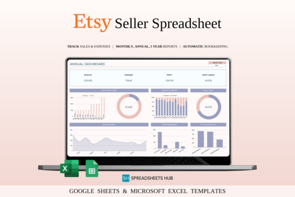 Download Etsy Seller Bookkeeping Spreadsheet - Seller Collection