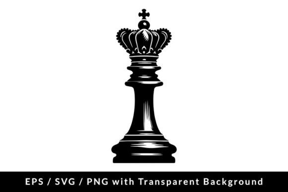 Download King Chess Piece Silhouette SVG EPS PNG - Piece Collection