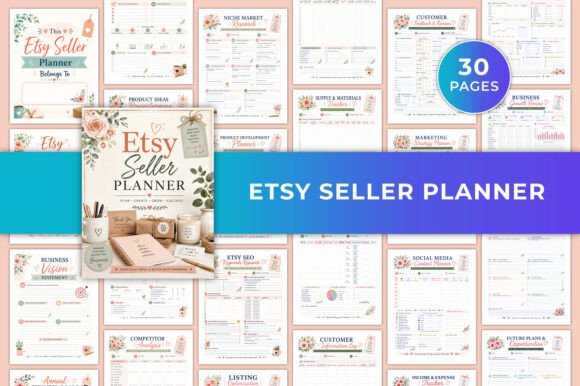 Download Etsy Seller Planner KDP - Seller Collection