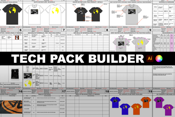 Download Apparel Tech Pack Builder - Apparel Collection